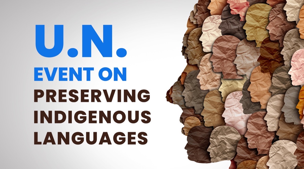 I.M.A.M.'s U.N. Representative Attends Session on the Need to Preserve Indigenous Languages