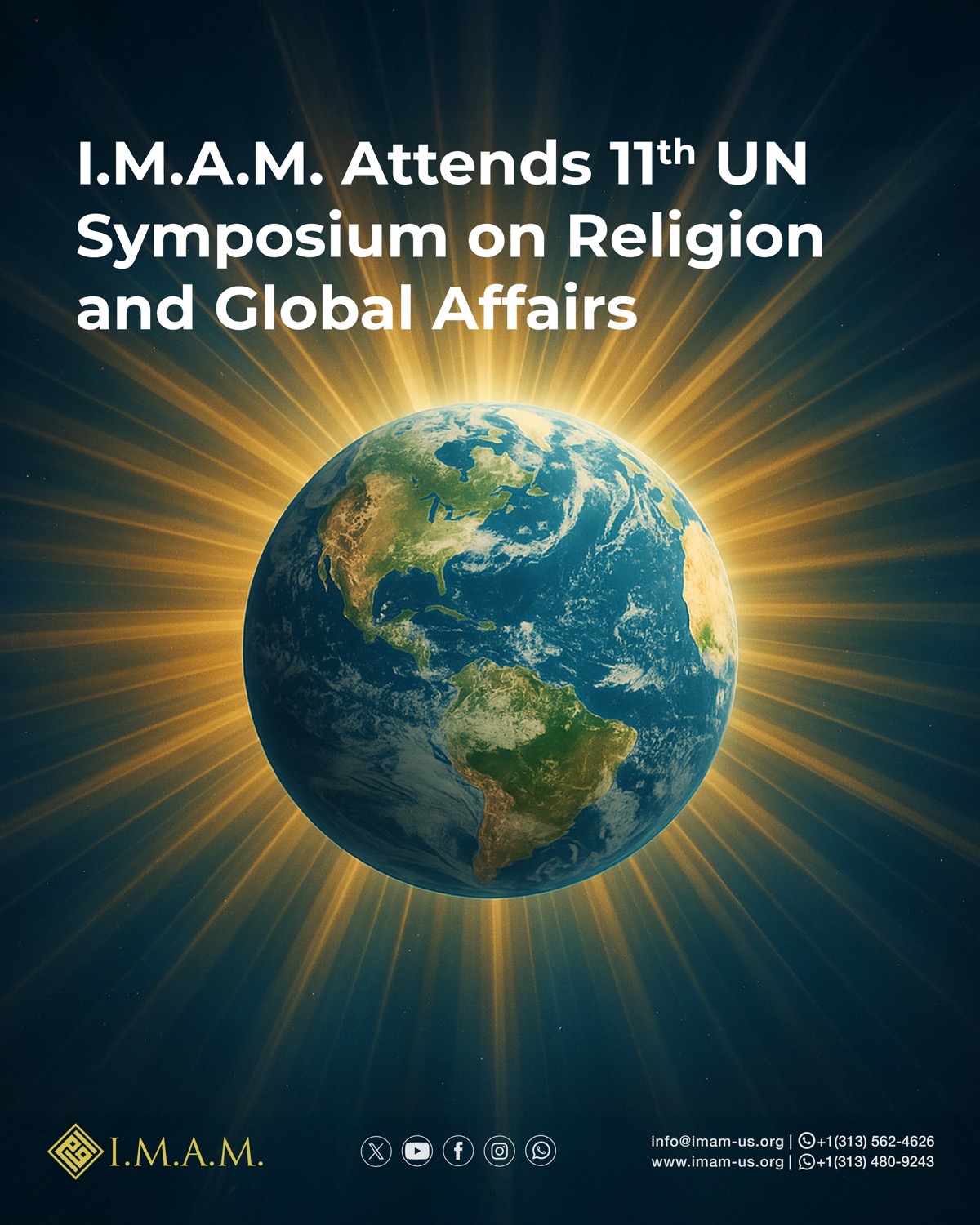 IMAM Organization Participation in 10th Anniversary Symposium on Religion and International Affairs