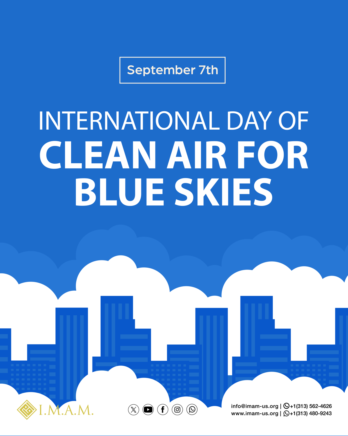 International Day of Clean Air for Blue Skies: Honoring a Divine Blessing and Embracing a Human Responsibility