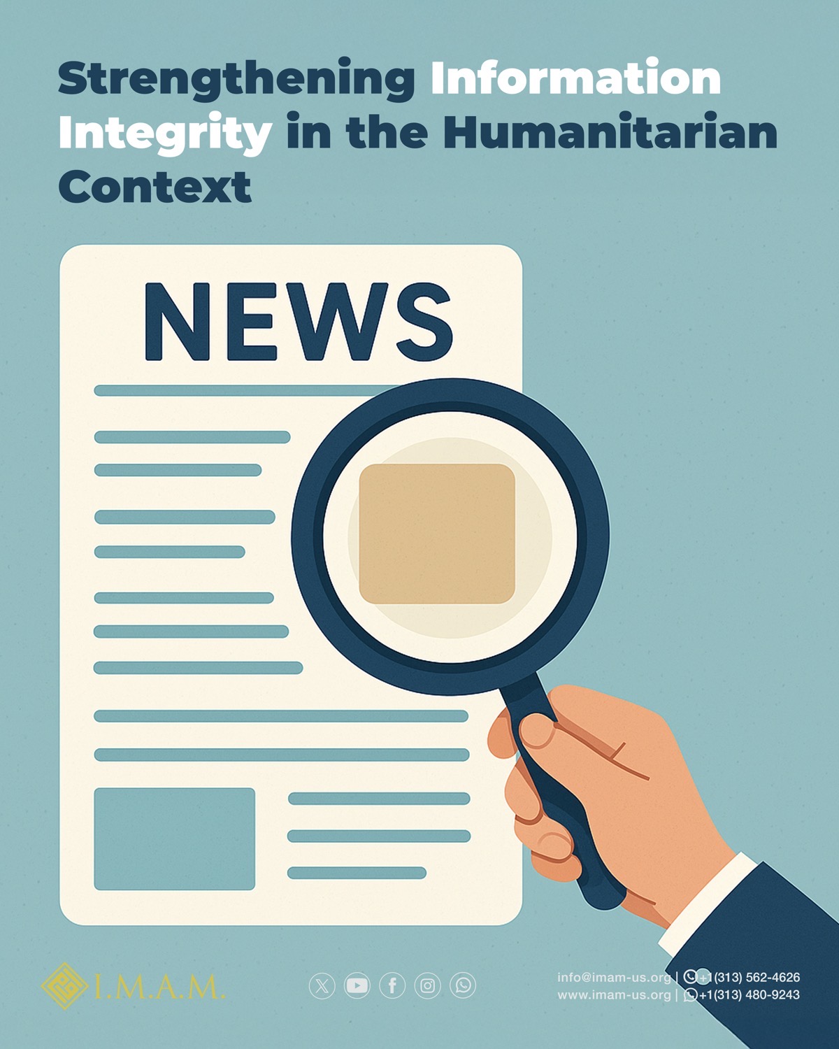 Islamic Insights on "Strengthening Information Integrity in the Humanitarian Context"