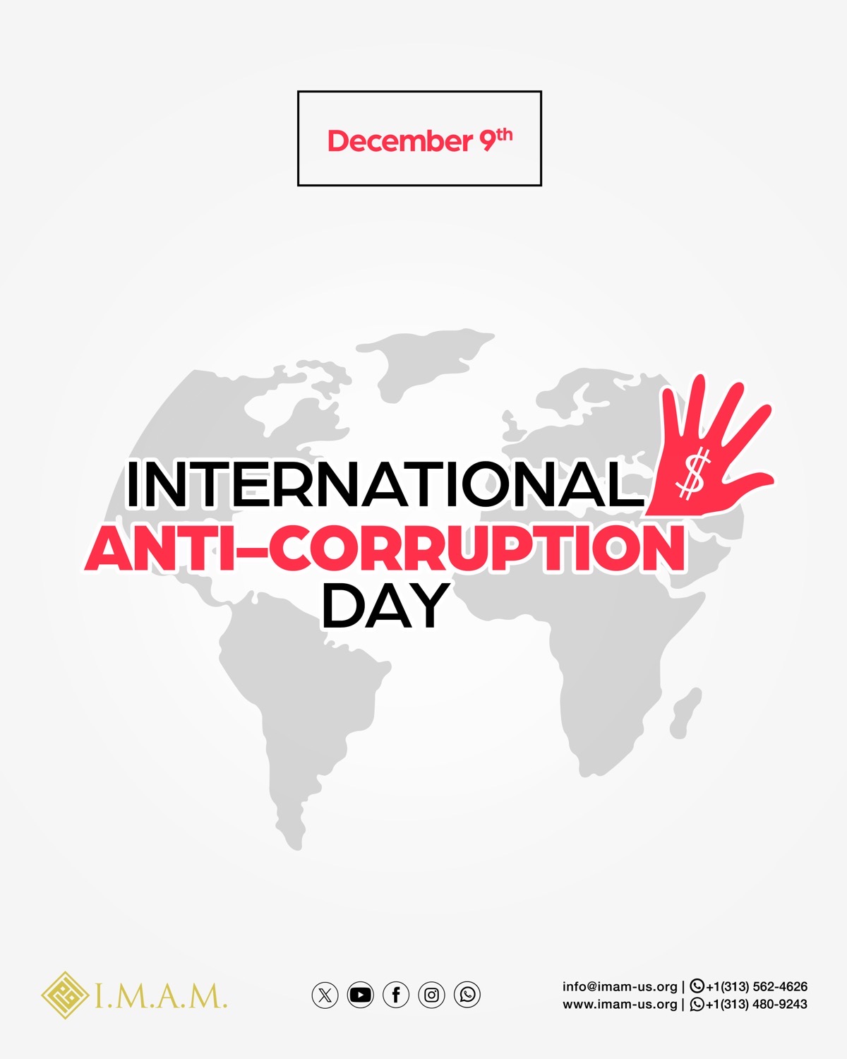 Standing Against Corruption: An Islamic Perspective on the International Anti-Corruption Day